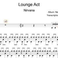 Image Produit - Lounge Act - Nirvana - Partition - Batterie
