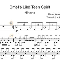 Image Produit - Smells Like Teen Spirit - Nirvana - Batterie