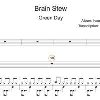 Image Produit - Brain Stew - Green Day - Partition - Batterie