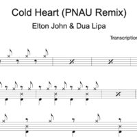 Image Produit - Cold Heart - Elton John & Dua Lipa - Partition - Batterie