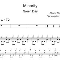 Image Produit - Minority - Green Day - Partition - Batterie
