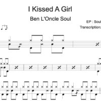 Image Produit - I Kissed A Girl - Ben L'Oncle Soul - Partition - Batterie