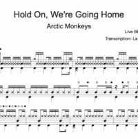 Image Produit - Hold On, We're Going Home - Arctic Monkeys - Partition - Batterie 1