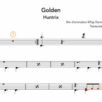 Image Produit - Golden - Huntrix - KPop Demon Hunters - Partition - Batterie