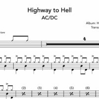 Image Produit - Highway to Hell - AC/DC - Partition - Batterie