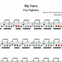 Image Produit - My Hero - Foo Fighters - Partition - Batterie