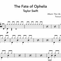 Image Produit - The Fate of Ophelia - Taylor Swift - Partition - Batterie